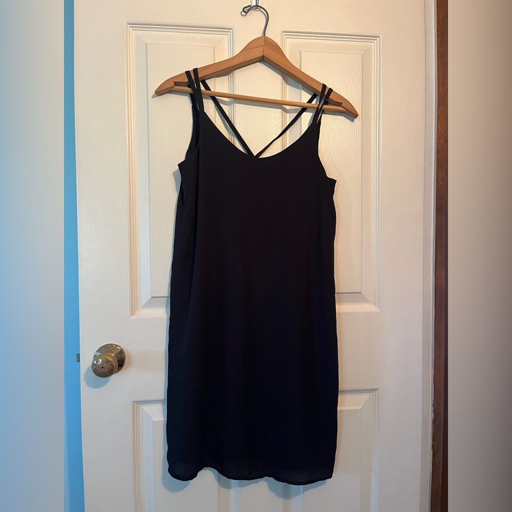 Pink Republic Spaghetti Strap Black Dress